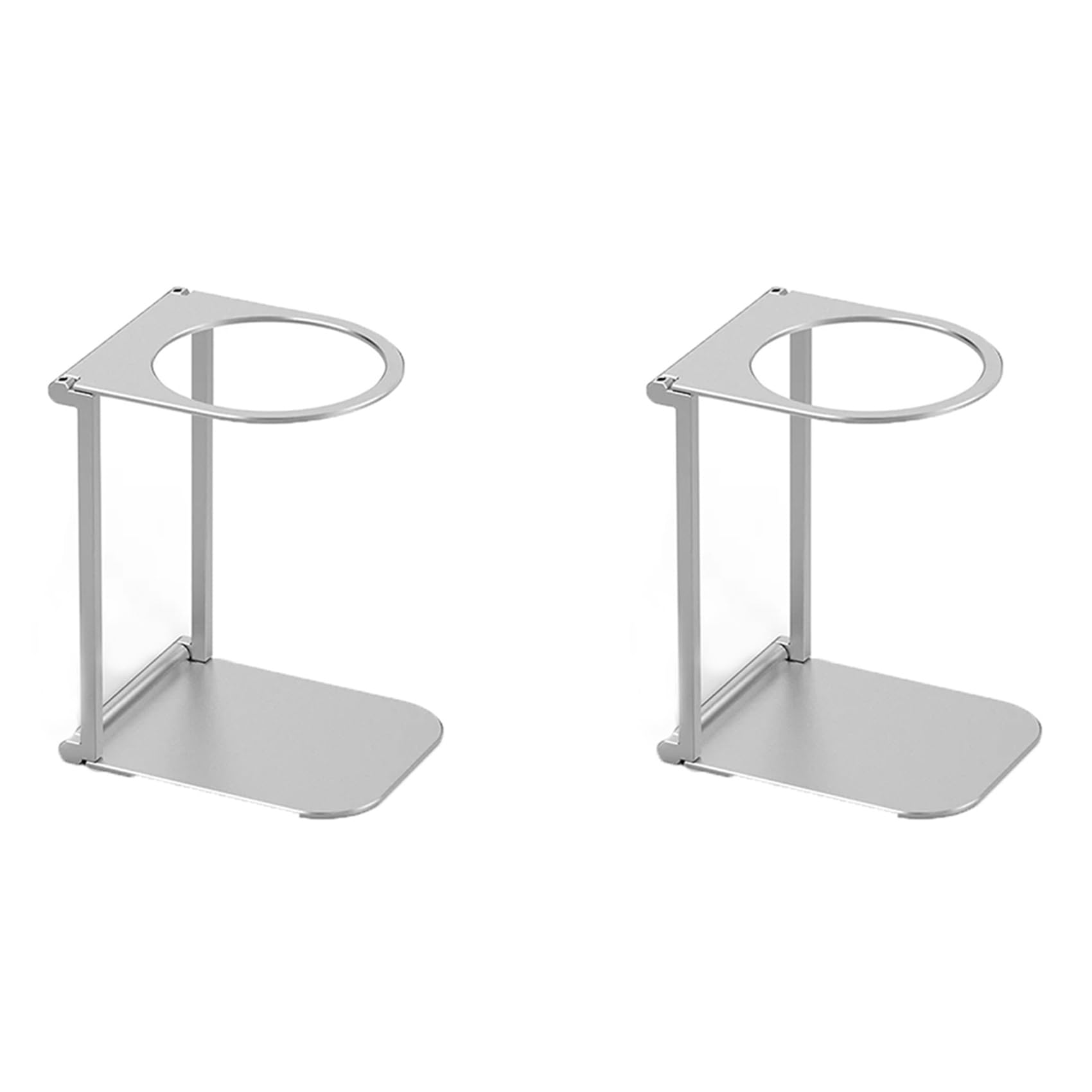 Aundhegrtt 2X Foldable Coffee Drip Holder Pour over Dripper Stand Aluminum Espresso Coffee Machine Support Stand