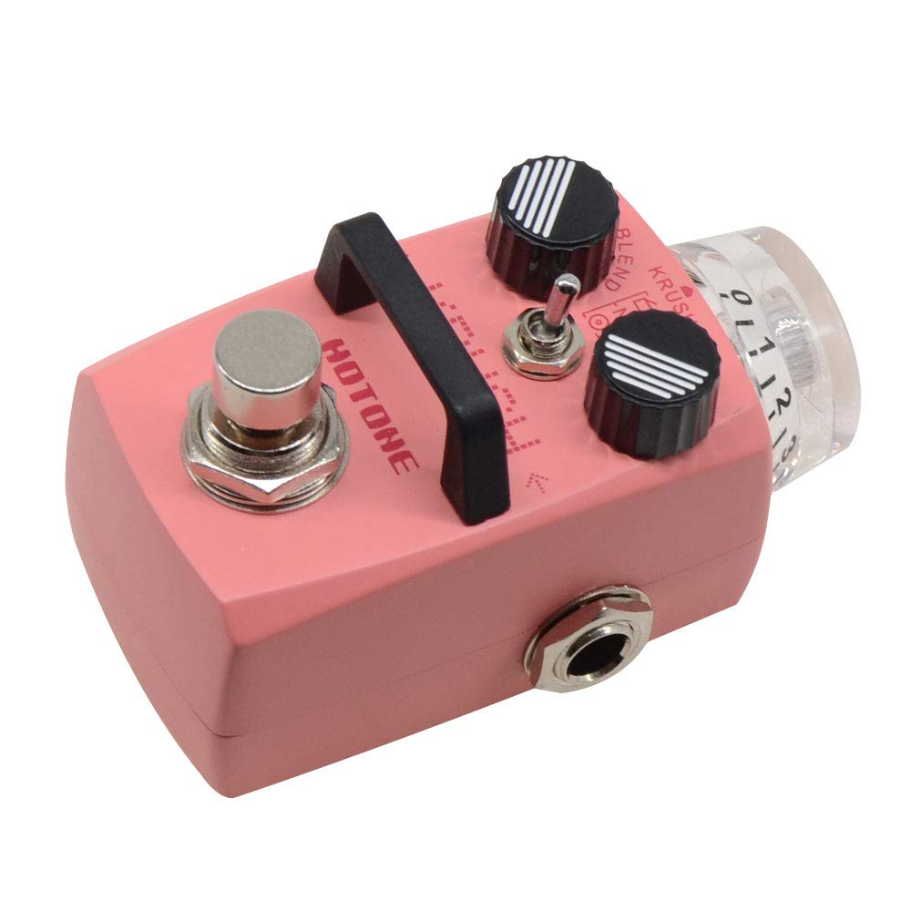 Hotone Skyline Krush Bitcrush Bitcrusher digitale. Frequenza di campionamento Riduttore del campione, Pedale Sintetizzatore per chitarra, Sintetizzatore Effetti LoFi