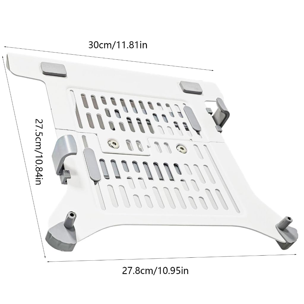 Soporte ajustable para laptop compatible con VESA Soporte de brazo ventilado para portátiles de 10 a 17 pulgadas