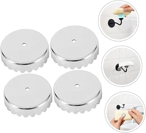 Miniatura 8 de Alipis 16 pcs Holder Drain Caps Accessory Bathroom Supplies Magnetic Parts Cap Rack Shower Storage Dish Stainless Racks Soap Steel