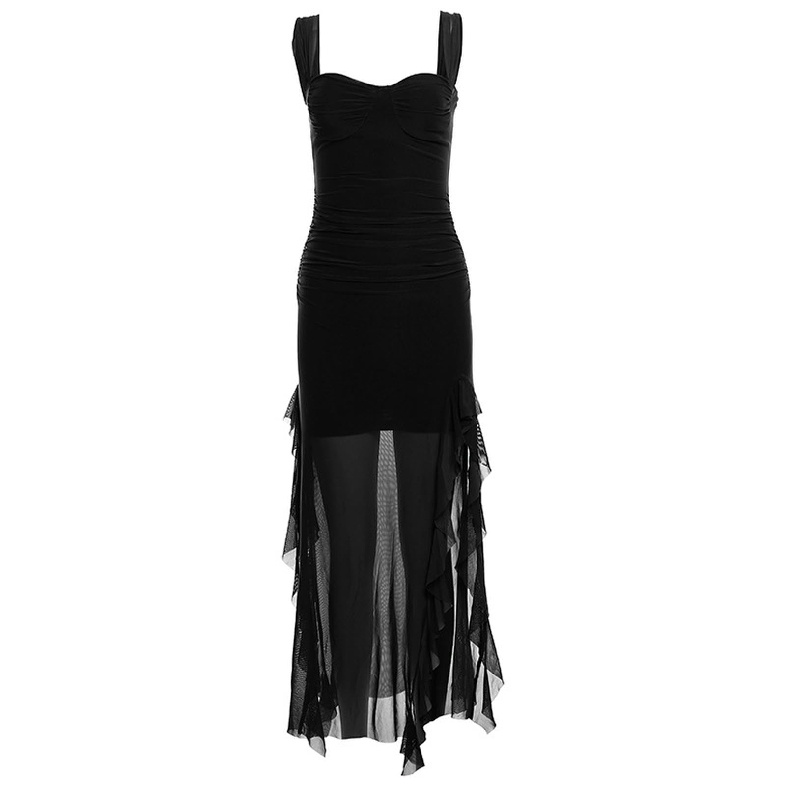 Sukienka damska letnia sukienka midi plisowana elegancka tiulowa sukienka midi z