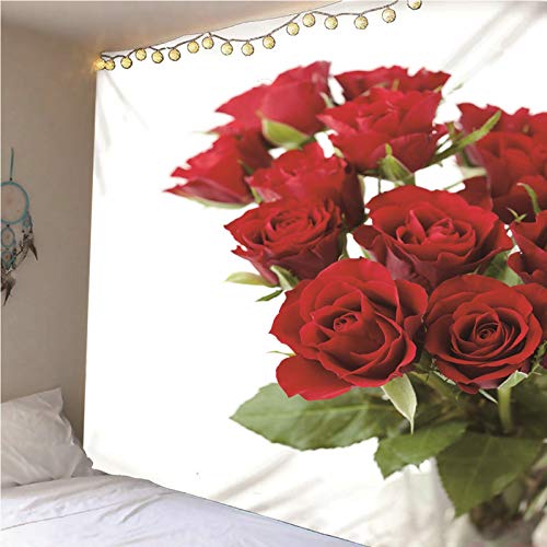 Tapiz de pared KnSam rosa y blanco para decorar el salón con estilo nórdico 3