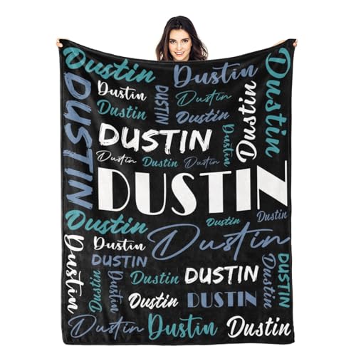 Personalized Blankets for Kids with Names Customized Blankets with Name for Adult Custom Blanket Gift for Birthday Christmas Valentines Day Gift