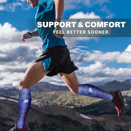 6 Pack Copper Compression Socks for Women and Men Circulation-Best Support for Medical, Running,Nursing,Athletic - Image 5