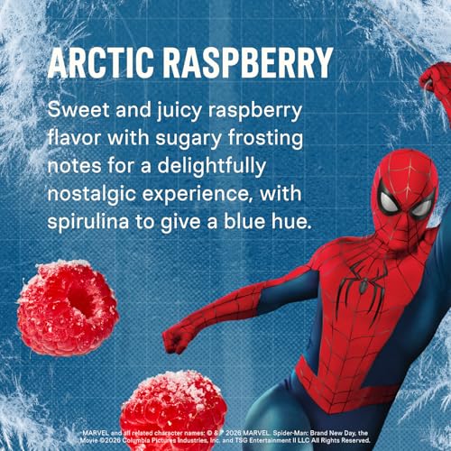 Image of Liquid I.V. Hydration Multiplier - Limited Edition - Spider-Man - Arctic Raspberry | Electrolyte Powder Drink Mix | 1 Pack (16 Servings)