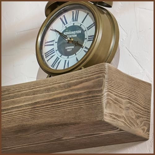Adorwood Handmade Fireplace Mantel Shelf 72', Extra Wide Rustic Wood Mantles for Over Fireplace,...