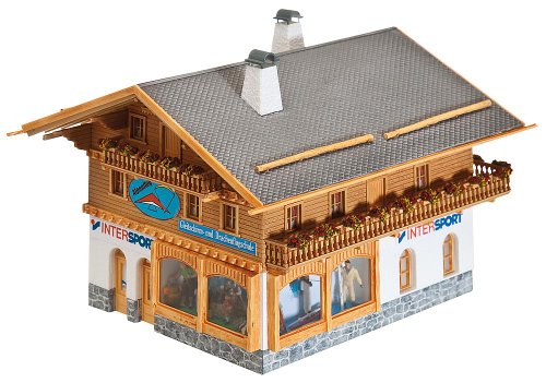 Preisvergleich Produktbild 130331 - Faller H0 - Sportgeschäft / Gleitschirm-Flugschule