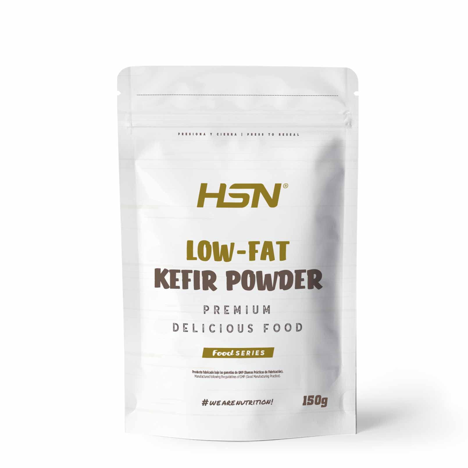 HSN Kéfir en Polvo Sabor Natural 150g 15 Servicios 100% Natural Kéfir de Leche de Vaca Bajo en Grasa Sin Azúcares Añadidos No-GMO Vegetariano Sin Gluten