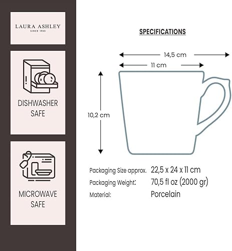 Miniatura 4 de Set16 piezas de vajilla en caja de regalo Laura Ashley Heritage Coleccionismo