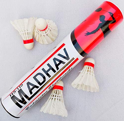 HS10 Madhav Shuttlecock Pack of 10 Feather Shuttle Cock (White) by NC Sports (B08RCVMKCQ) Amazon Price History, Amazon Price Tracker