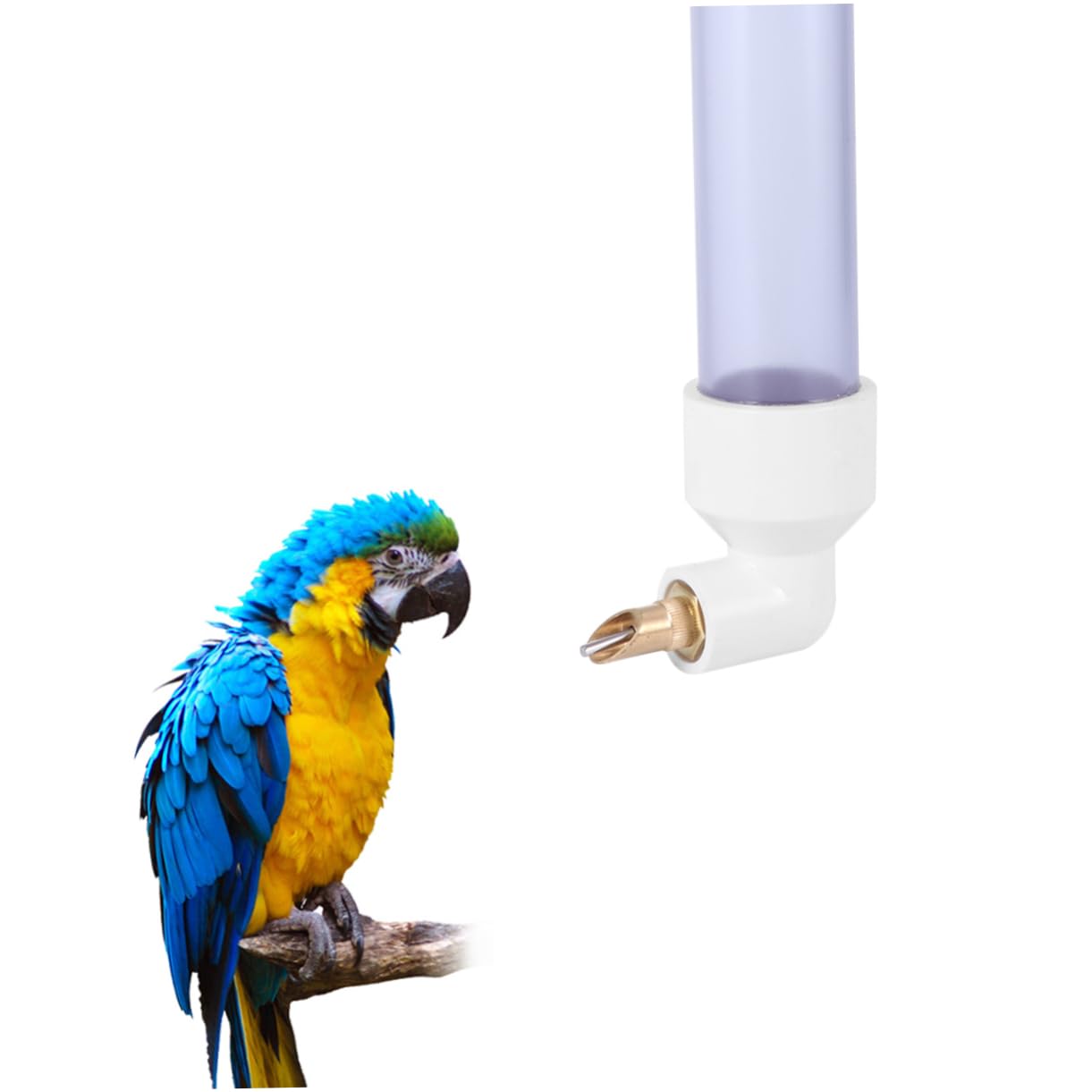 SUPVOX Smart Parrot Drinking Water Fountain Automatic Pet Feeder Parrot Water Bottle Leakproof Large Capacity Fits Cages Easy to Assemble Clean