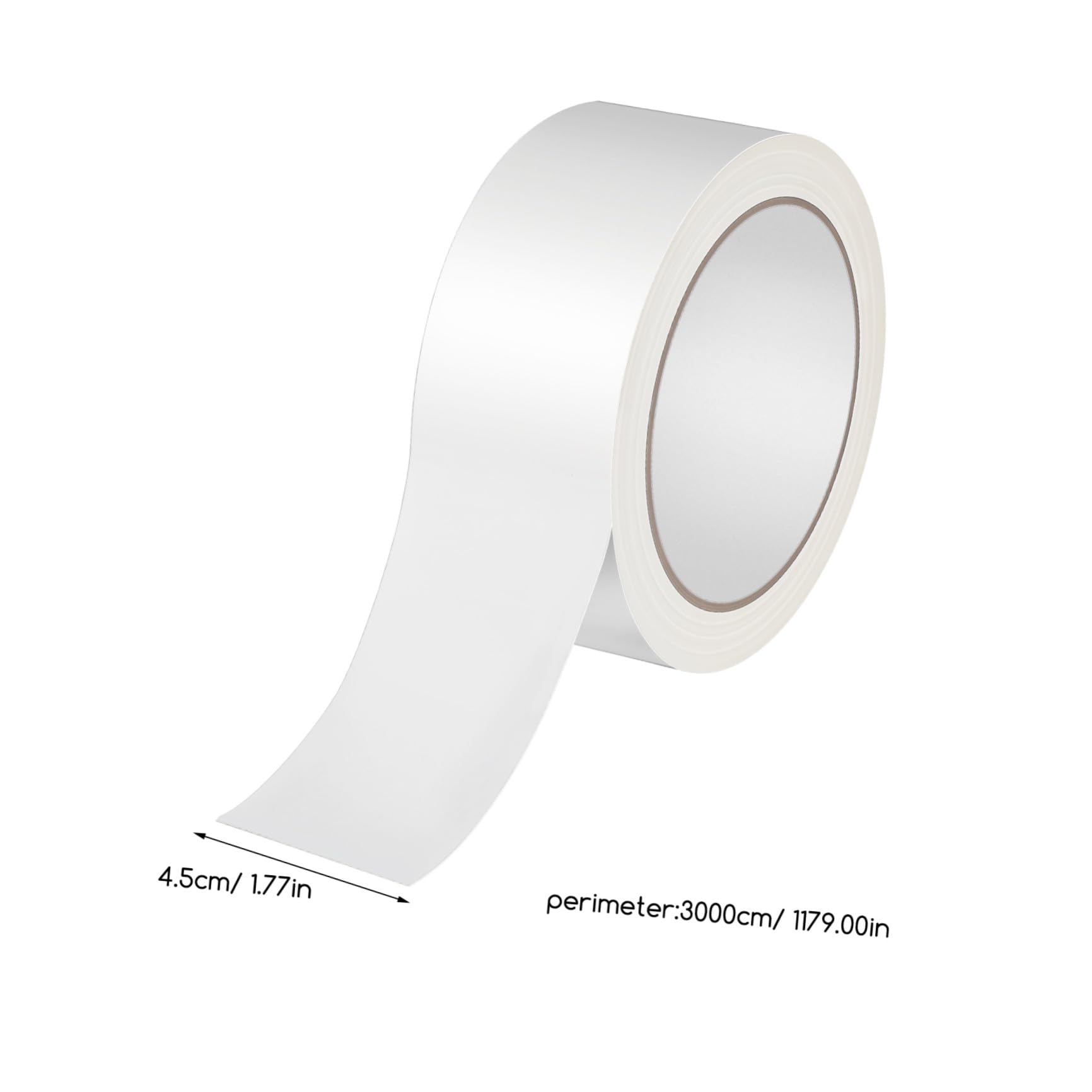 Artibetter 2 Nastro Adesivo Bianco Carta Scrivibile Nastro Resistente Sigillante per Traslochi e Spedizioni Multifunzione