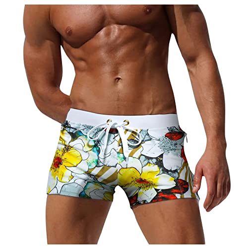 Men Swim Trunks, Boys Short 80S 90S Vintage Swim Trunks With Mesh Lining Swim Trunks Men 7 Inch Swim Pants For Men Swiming Underwear Men Men's Bathing Suit Mens Swim Pants #TOP9