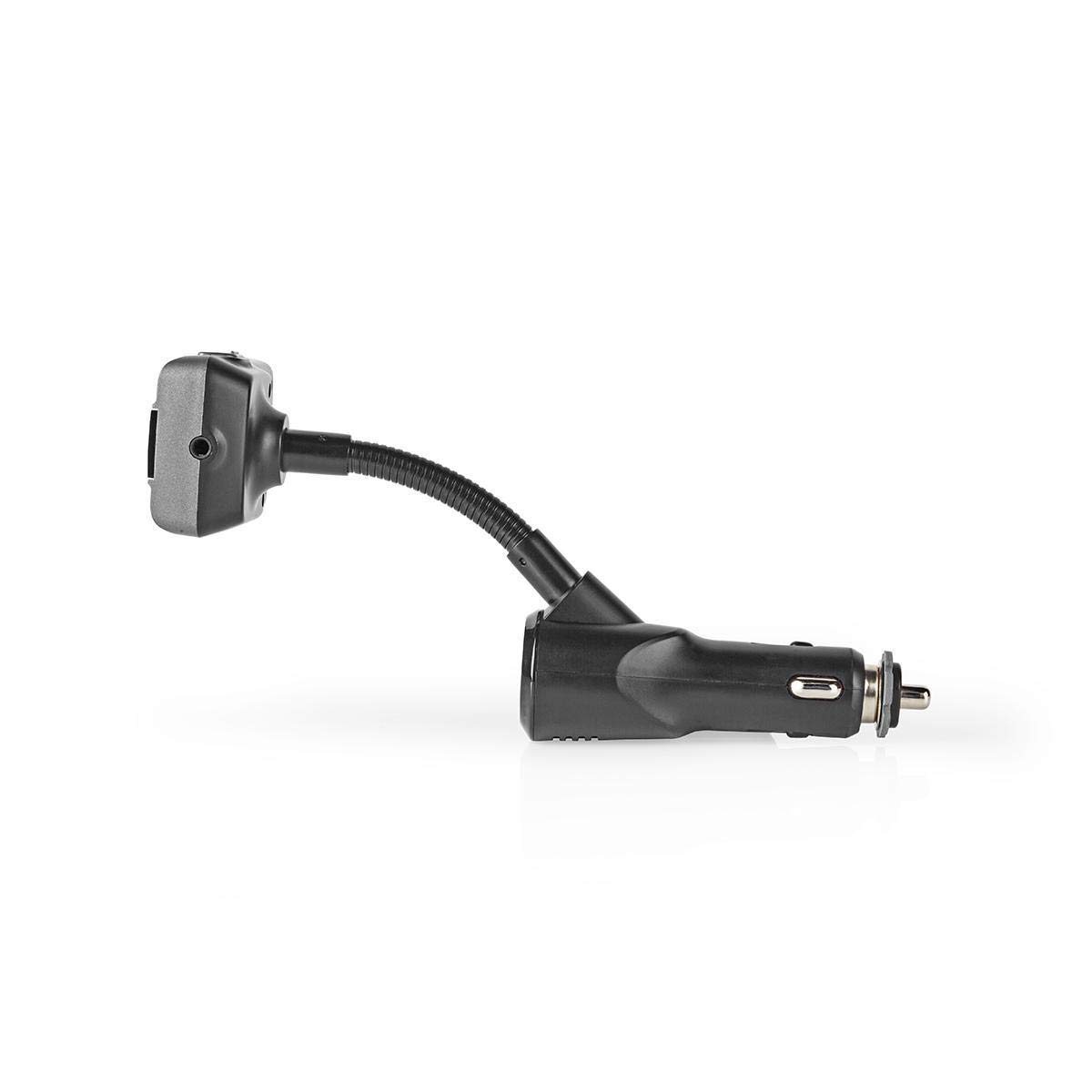 Transmetteur FM Audio pour Voiture - Appels Mains Libres - Appels Mains Libres - 2.0" - Ecran LED - Bluetooth - QC 3.0/5.0 V DC / 2.4 A - Charge Rapide - Amplification des Basses