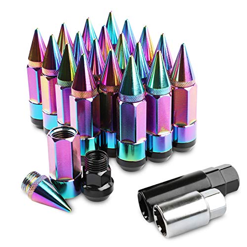 Tuercas de afinador Neo Chrome M12 x 1,5 de alta resistencia con zócalo antirrobo especial