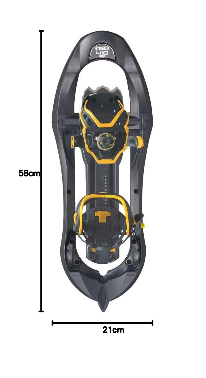 TSL Ciaspole 418 Up&Down FitGrip, Grigio scuro, 40 kg - 80 kg