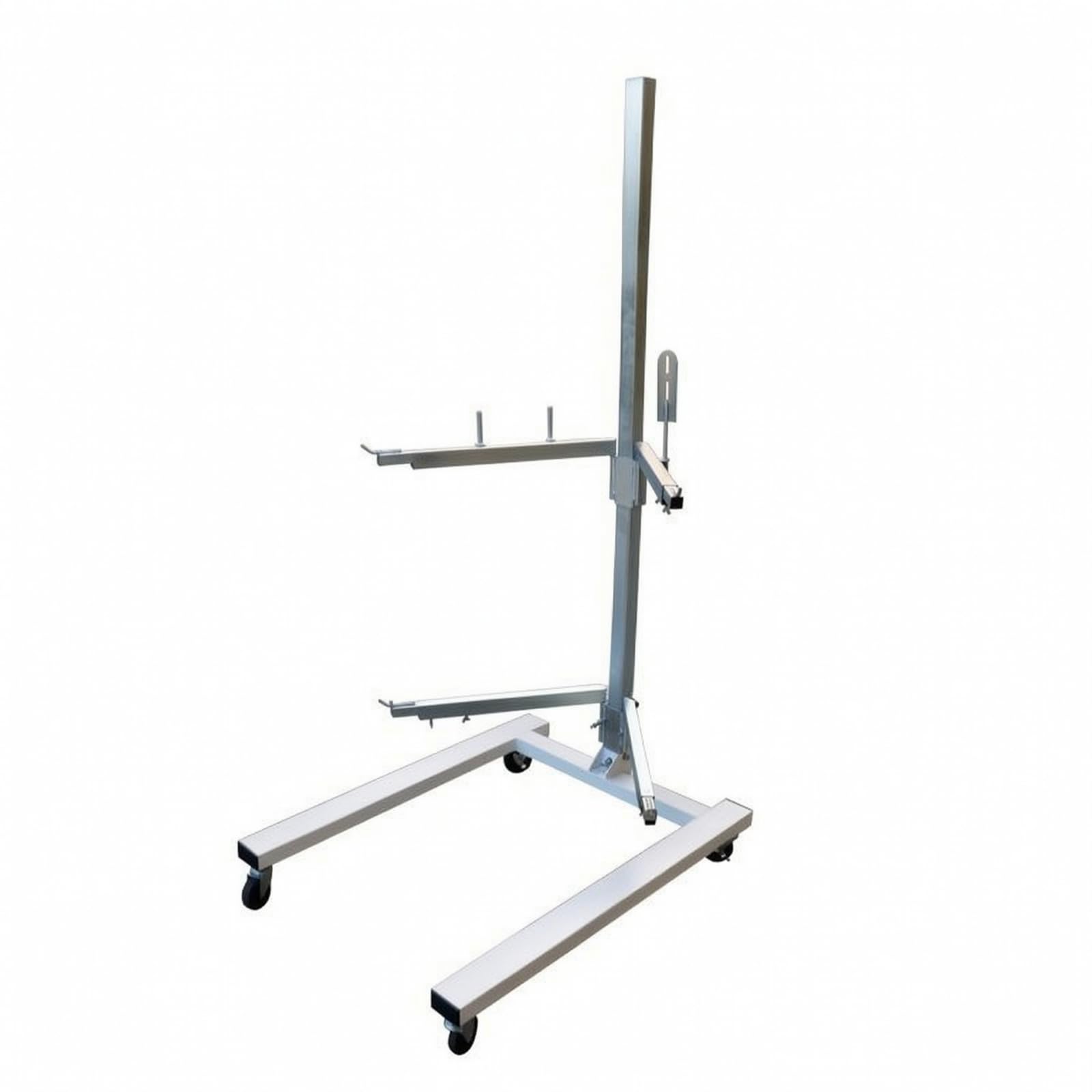 Qianly Cavalletto Regolabile con Ruote Telescopico Supporto Mobile per Carrozzieri, Meccanici, Carrozzeria