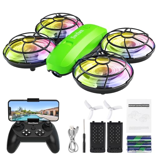 Swifsen Kids Drone with Camera – Mini Rc Toy for...
