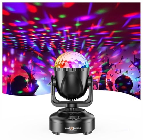 Image of Pick Ur Needs Mini LED Moving Head Light | RGB Color Disco Party Light | Stage DJ Laser Light with 3 Adjustment Modes for Home, Wedding, Bar & Festival