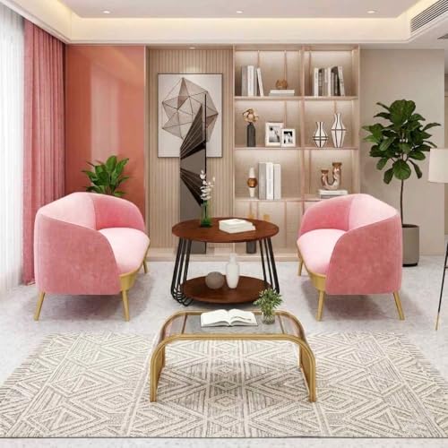 Image of Al Hama end Tables for The Living Room with a Metal-Framed Sofa Table and Modern Side Tables with Two Tiers in a Tea Marble Pattern (Black Brown)
