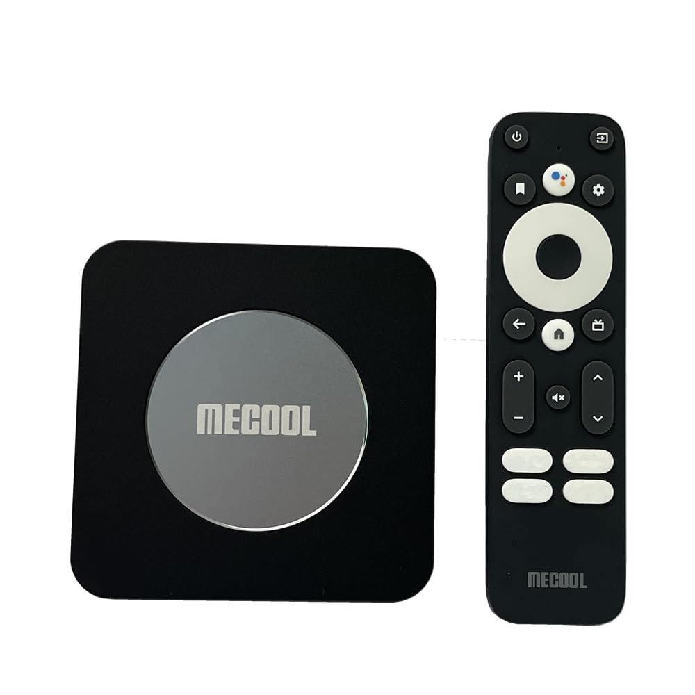 Android TV Box KM2 Plus Android 11.0 Amlogic S905X4-B 2GB RAM 16GB ROM 2.4G & 5G WiFi BT5.0 USB 3.0 Supporta HDR10+, HDR10, H.265, Prime Video 4K HDR Box (nero)