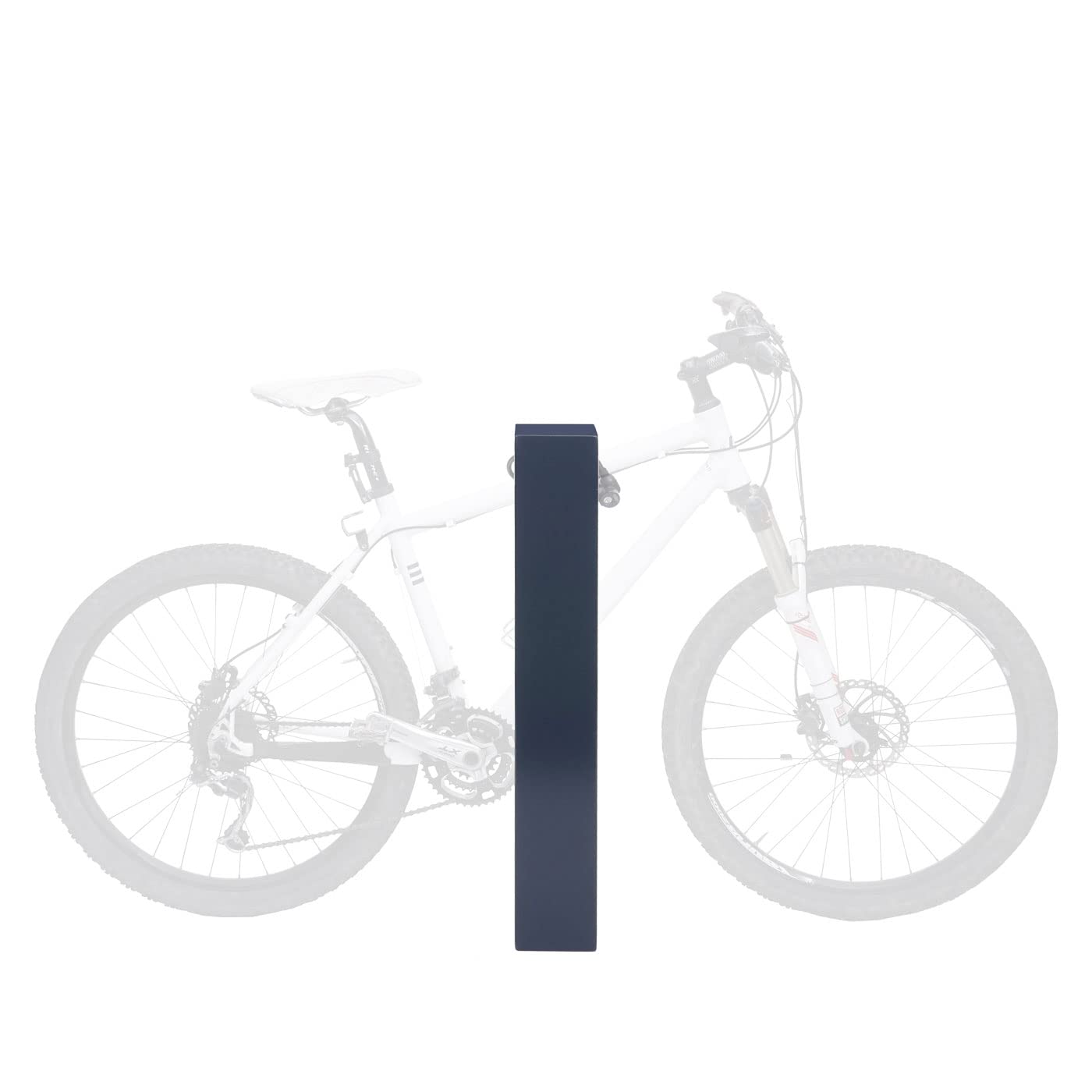 Mendler Fahrradbügel HWC-J80 87x10x13cm verzinkter Stahl - anthrazit