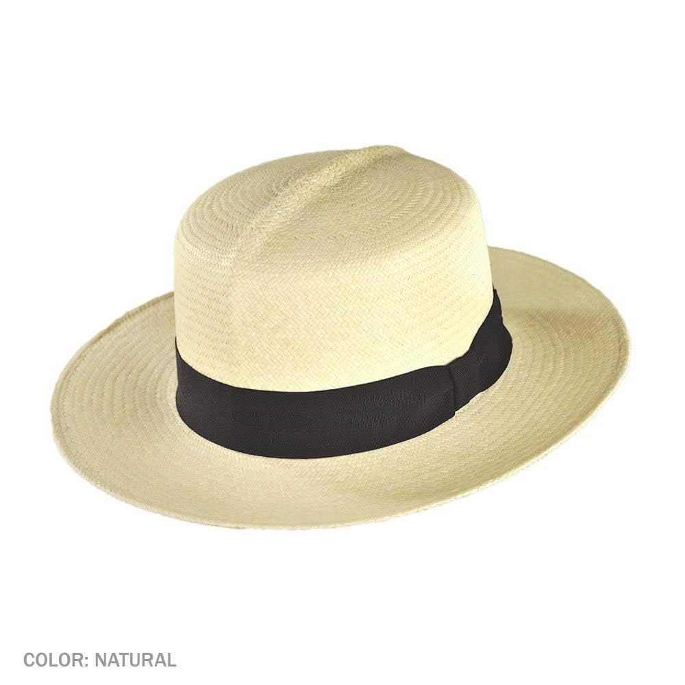 Jaxon Hats Habana Cuenca Panama Straw Hat (Large) Natural