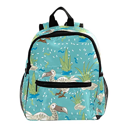 Sac à dos Dodo Bird tendance pour enfants de 3 à 8 ans rigide léger