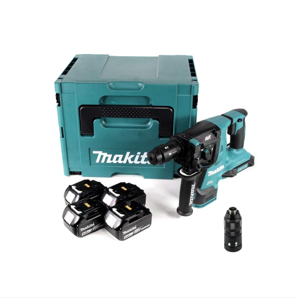 Makita DHR 281 M4J, perforateur-burineur sans fil 28 mm, SDS-PLUS, 2x18V