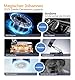 MAGIC JOHN Vakuum Magnetische Handyhalterung Auto, Universal Saugnapf Handyhalterung, Vakuum & Industrie-Stärke Saugnapf mit verstellbarem Teleskoparm, 360° drehbare magnetische Autohalterung