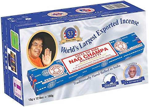 Satya Nag Champa 250 GMS Incense Stick by Shrinivas Sugandhalaya LLP Mumbai