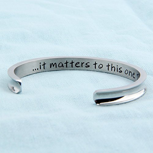 Zuo Bao Starfish bracelet It Matters To This One Hair Tie Bracelet Beach Jewelry Gift For Social Worker (Starfish bracelet) - Image 5