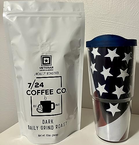 7/24 Coffee Co. Dark 12 oz. Daily Grind Roast (Beans) miniatura 4