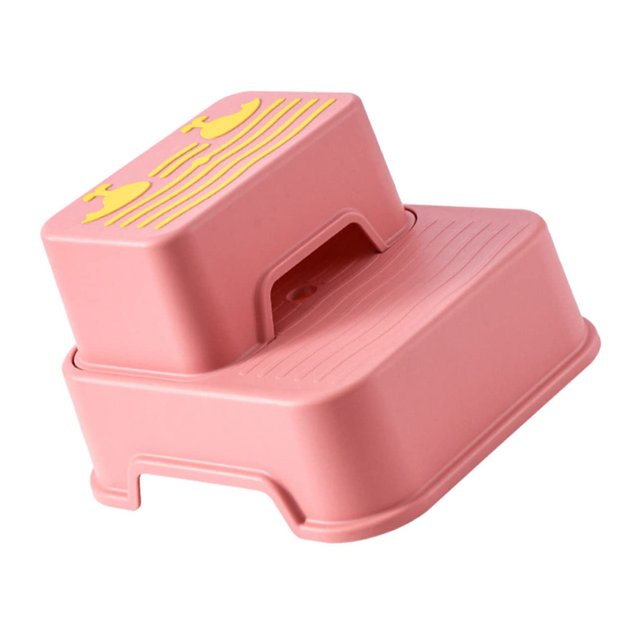 WHAMVOX Home Children Standing Stool Anti-Skid Step Stool Easy to Clean Space-Saving Design Safe for Boys and Girls