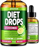 Weight Loss Drops - Appetite Suppressant for Women & Men - Made in The USA - Natural Metabolism Booster - Fast Weight Loss - Diet Drops with Garcinia Cambogia, L-Arginine & L-Glutamine 1 Fl oz