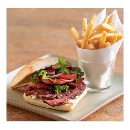 Tyson IBP Choice Flat Iron Steak, 5 Ounce -- 32 per case.