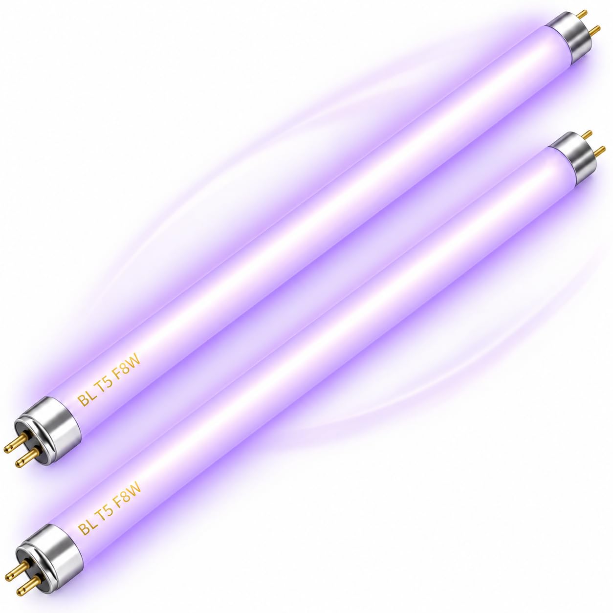 2 Pack T5 F8W UV Replacement Bulbs for Insect Killer, Mosquito Killer Tubes