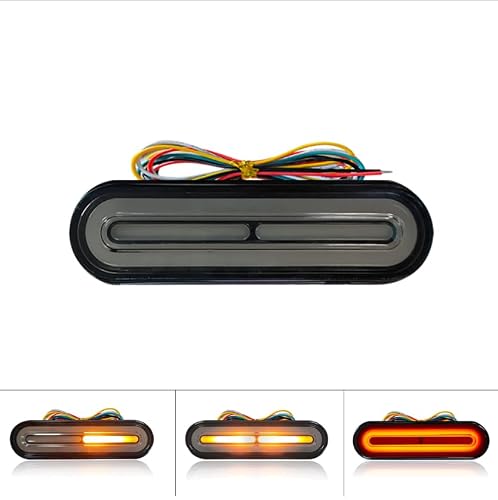image for BlyilyB 12-80V Dual Color Motorcycle Scooter Amber Color For Turn Sign