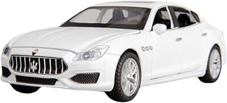 for Maserati Quattroporte. 1:32 Coupe Alloy Car Model Diecast Metal Toy Car Model Collection Kids Toy Gift ( Color : White )
