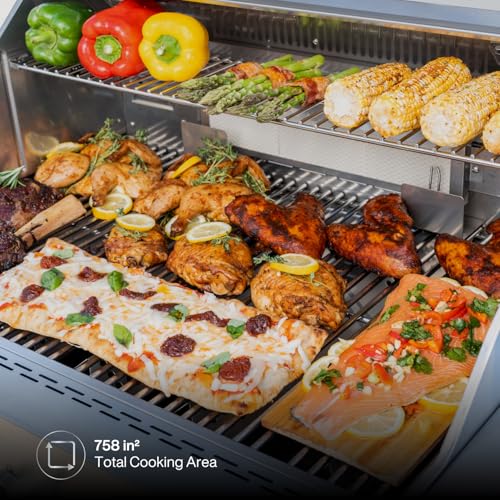 Image of SPIRE 5 Burner Gas Grill Island Head, Stainless Steel 30 inch Built-In Grill