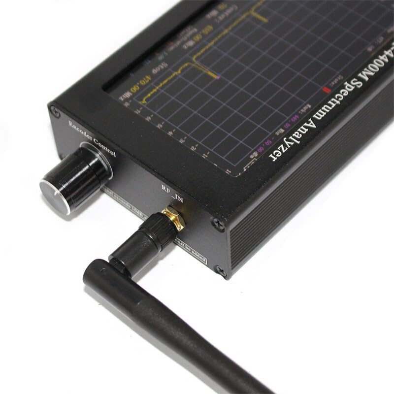 VIDOO Analizzatore Spettro 35M-4400MHz Schermo LCD 4,3 Pollici Portatile Semplice Misurazione Segnale Interfonico