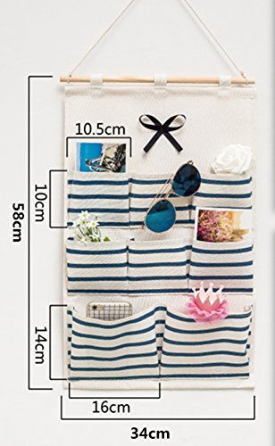 CHICIEVE - Contenitore da appendere con 8 tasche