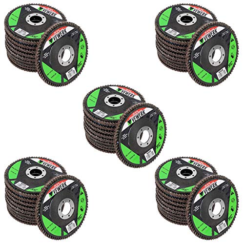 Disques à lamelles 115 mm lot de 50 pour ponçage sur meuleuse