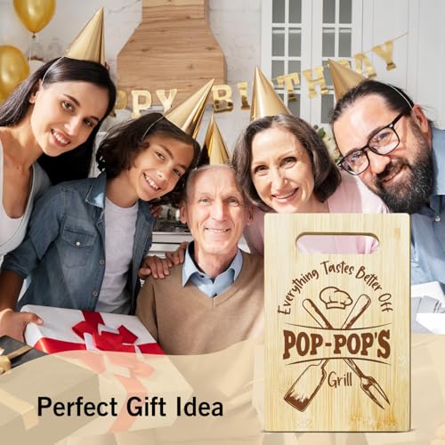 Tabla de cortar de bambú de 11.8x7.9 pulgadas miniatura 6