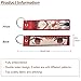 Gearcatweel 1 Pack Anime Keychain Tag Jet Tag Key Chain Embroidered with Key Ring - EDC for Motorcycles, Scooters,ATV,Car and Anime Gifts KCM-03