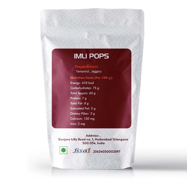 Image of Chef Medidi - Imli Pops | Tangy Tamarind Candy | Sweet & Sour Indian Treat | Chatpata Desi Candy | Kids & Adults |Fun Chatpata Pops - (100 Pieces)