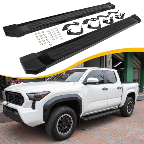 EZREXPM Running Boards Fit for Toyota Tacoma Double Cab 2024 2025 Side Steps Step Bars Nerf Bar Accessories