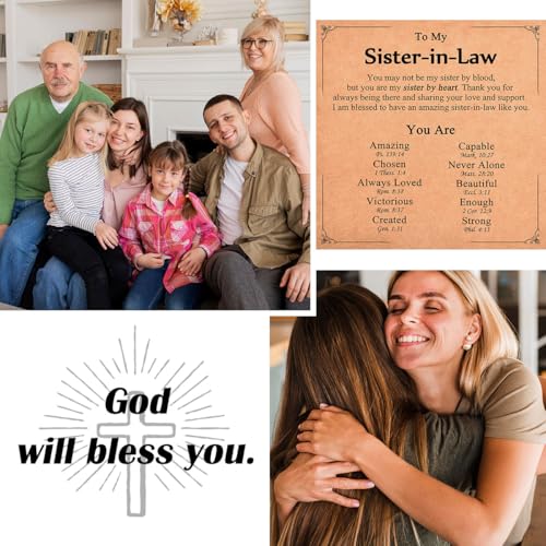 Image of Christian Gifts for Women Girls, Religious Cross Bracelet, Birthday Christmas Easter Baptism Confirmation First Communion Valentines Day Graduation Gifts for Her
