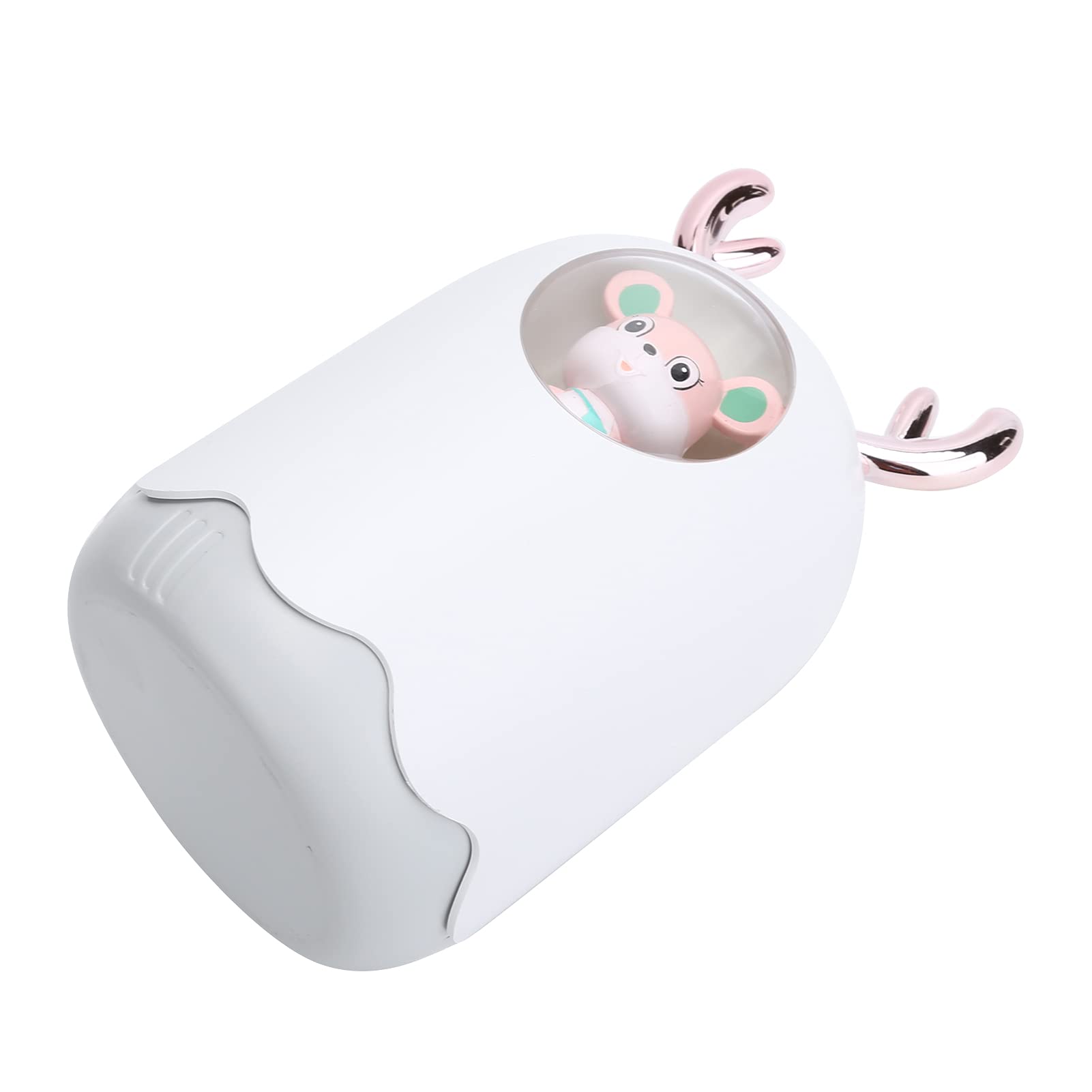Muiltvoe Air Humidifier Ultrasonic Humidifier Cool Mist Humidifier with USB PlugIn Large Capacity Humidification Aromatherapy Diffuser Ambient Light for Home Office Desktop (Pink)
