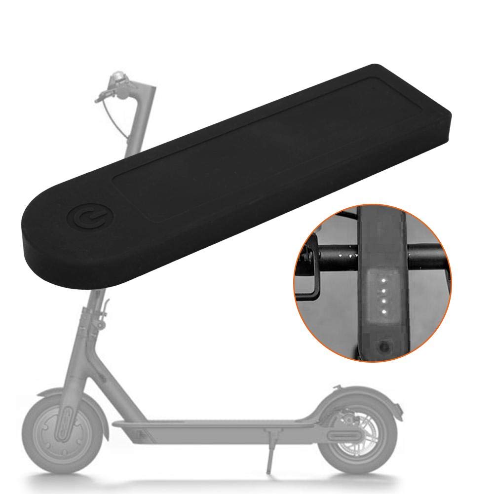 VGEBY Scooter Panel Kılıfı, Evrensel Su Geçirmez Silika Jel Ekran Paneli Kapak Gövdesi Elektrikli Scooter İletken Plakası Ekran Kapağı İçerir Electric Scooter M365 için Uygun (siyah)